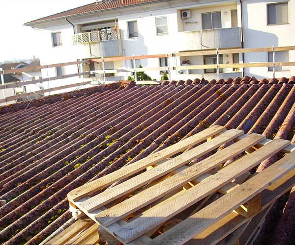 Copertura in amianto