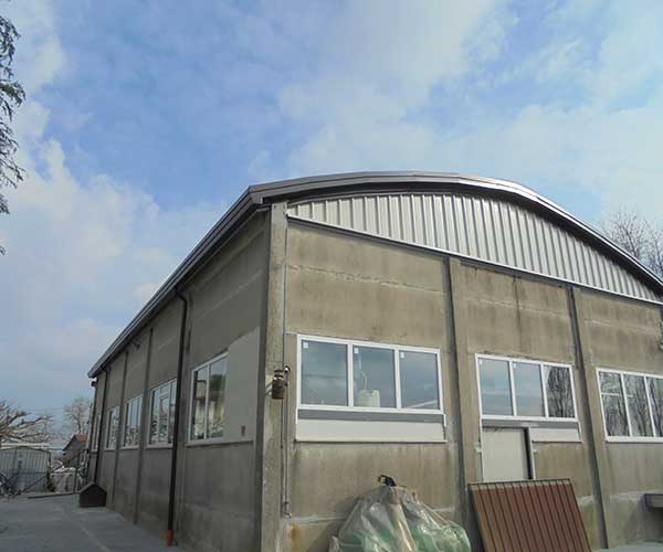 Copertura tradizionale di capannone