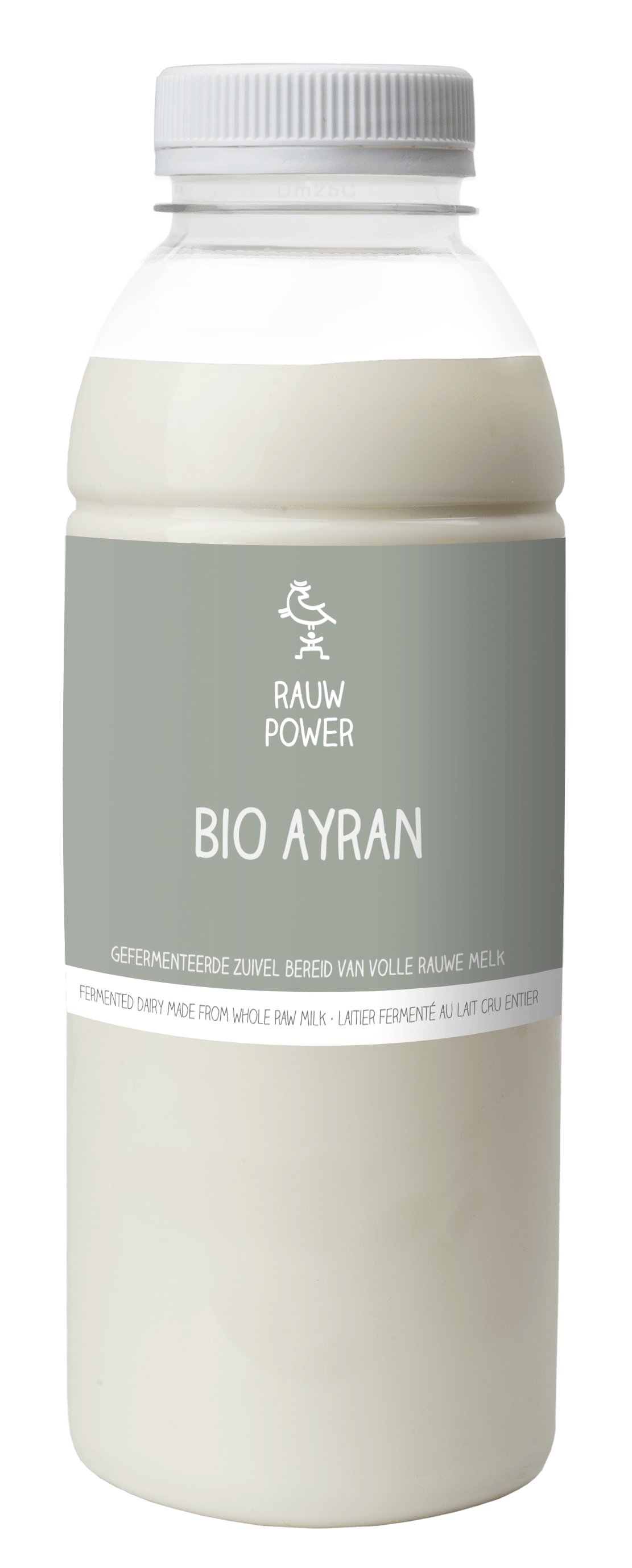 Verpakking met etiket van ayran.