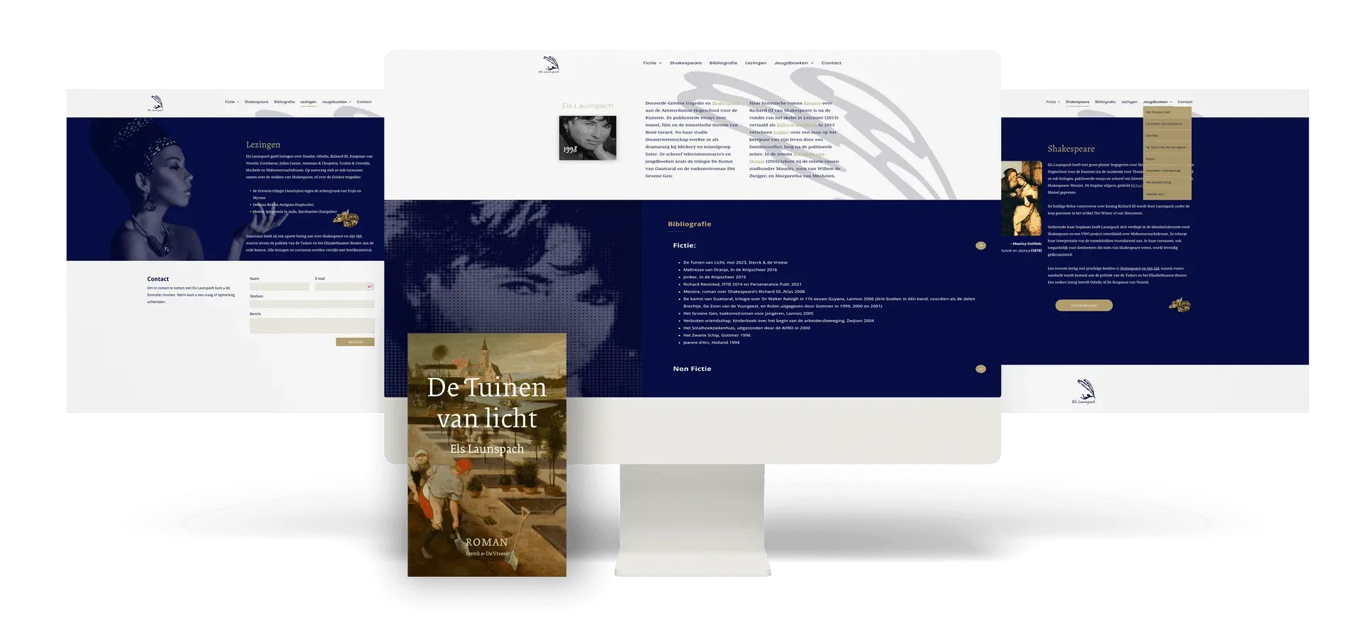 Auteurwebsite & bibliografie — Els Launspach