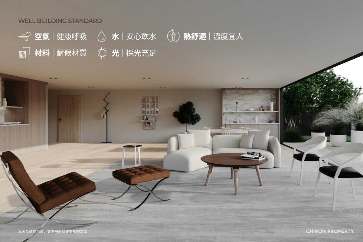 打造健康住宅國際新典範：麒源建設榮獲全台首張 WELL 健康住宅標準 中期認證