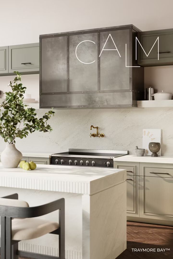 A modern kitchen with