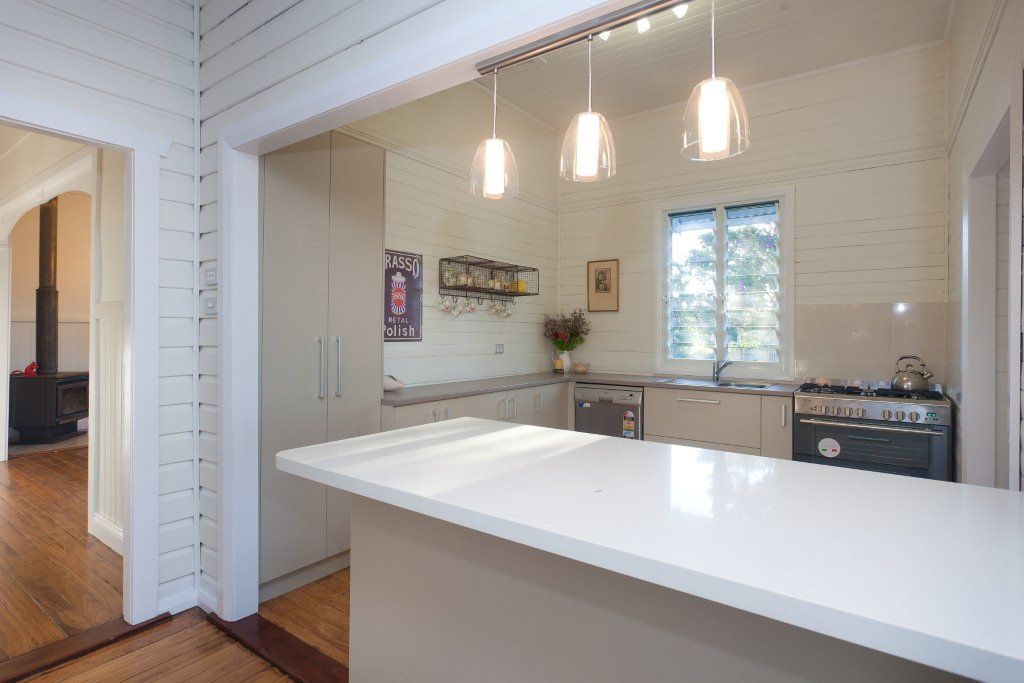 White Kitchen — Builder in Mcleans Ridges, NSW