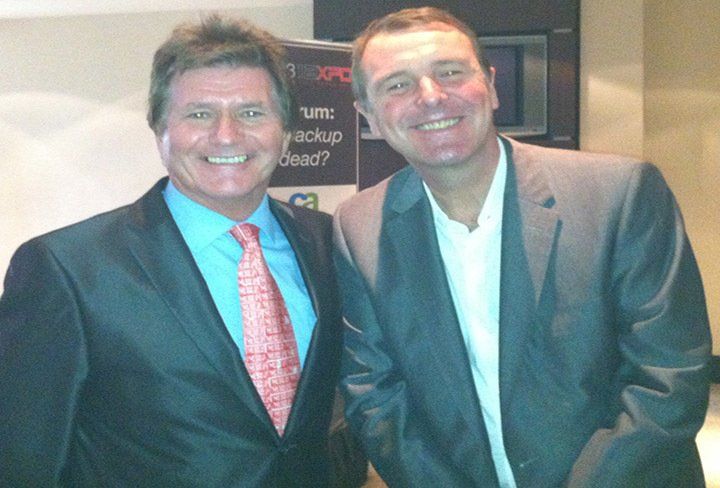 Phil Tufnell at a corporate event at Lord's Cricket Ground, London, 2012