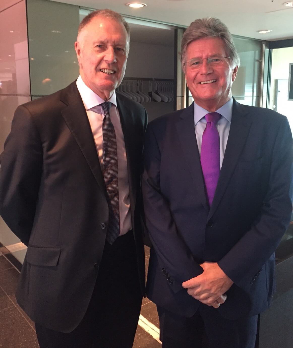 Sir Geoff Hurst, MBE at a corporate event at Wembley Stadium, 2017