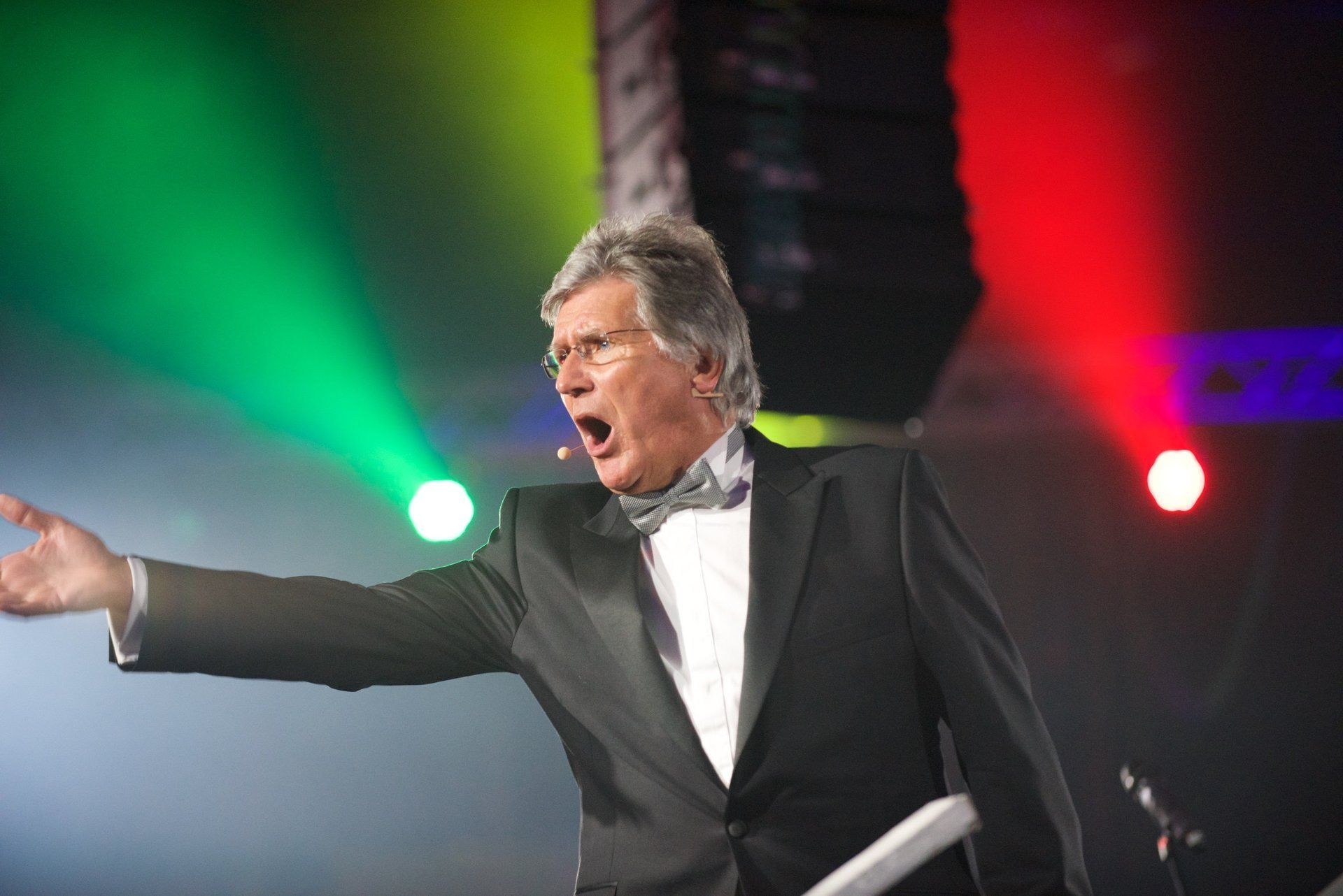 Hosting the National RailStaff awards 2017 in front of 1,500 at the Ricoh Arena, Coventry