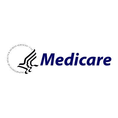 The medicare logo is on a white background.