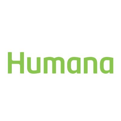 The humana logo is green and white on a white background.
