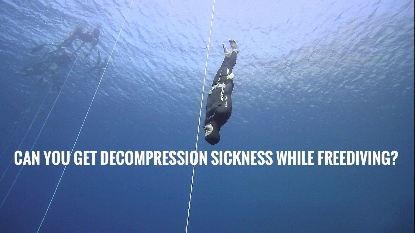 Can you get decompression sickness (Bends) while freediving?
