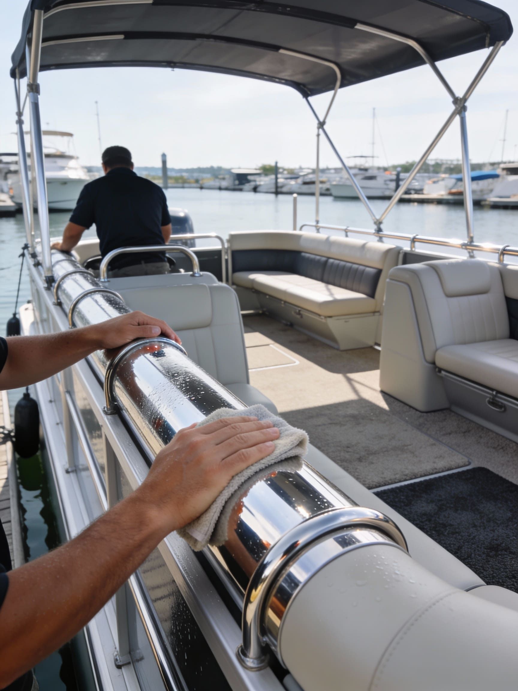 Pontoon marine Detailing