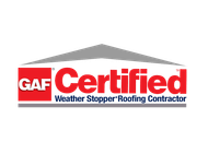 GAF Certified Weather Stopper Roofing Contractor