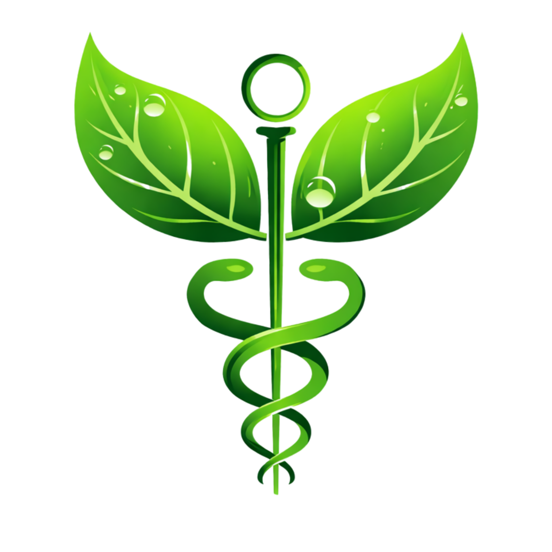 A tree with lots of leaves and branches on a white background.