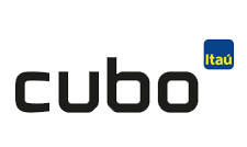 Um logotipo em preto e branco para uma empresa chamada cubo gamificacao de vendas