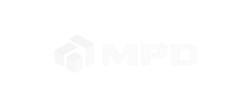 Um fundo branco com a palavra mpd nele.