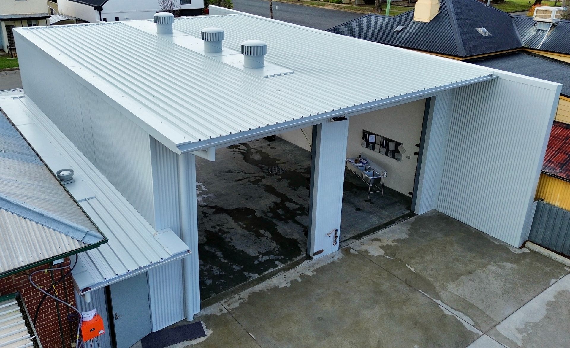 A Fire Station with a new roof — Essential Roofing and Plumbing in Wagga Wagga, NSW