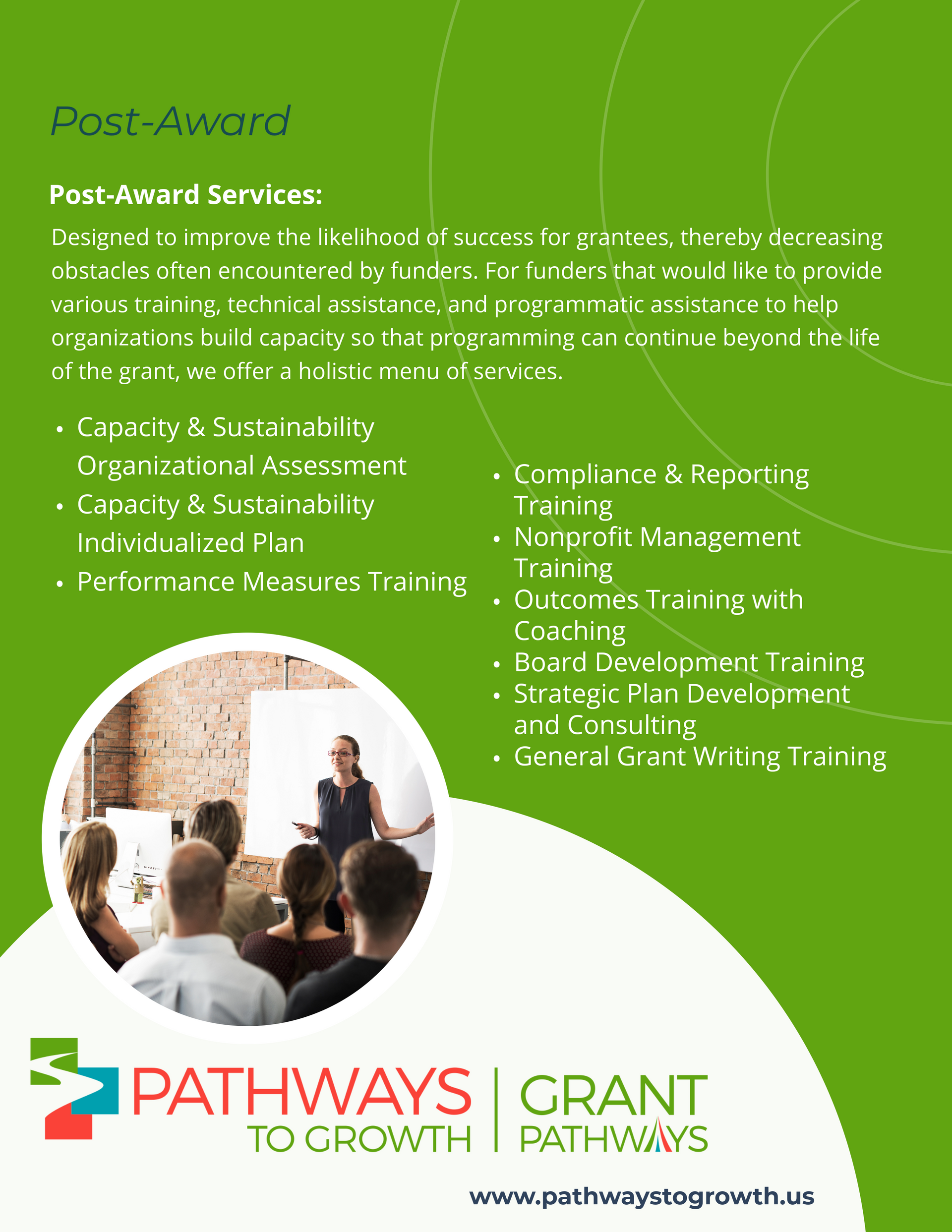 Post-Award Services for Grant Awardees
