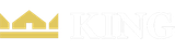 Golden crown logo with the word King for King Realty Homes