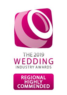 The 2019 wedding industry awards regional highly commended logo