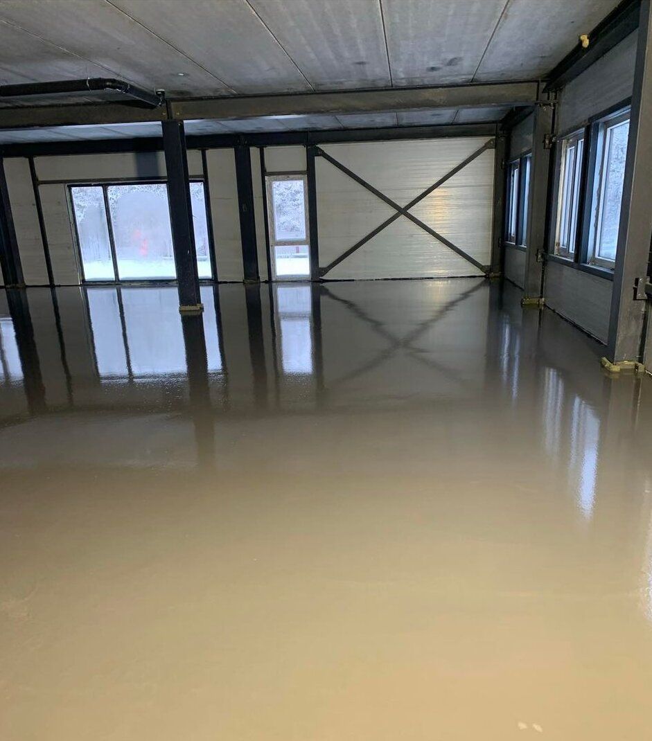 Støp og flytsparkling av gulv i Kristiansand