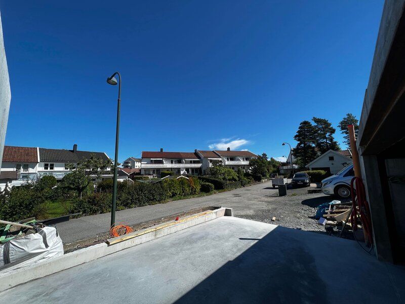 Støp av fundament i Kristiansand