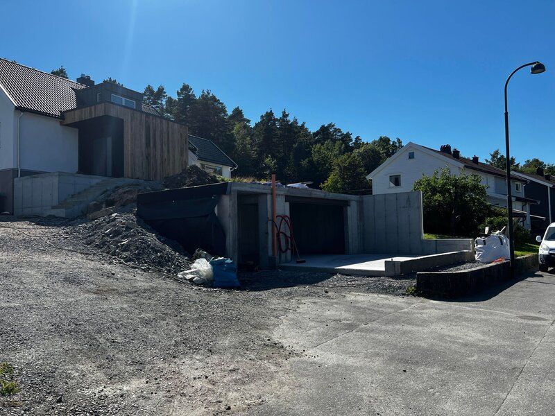 Garasje i betong Kristiansand