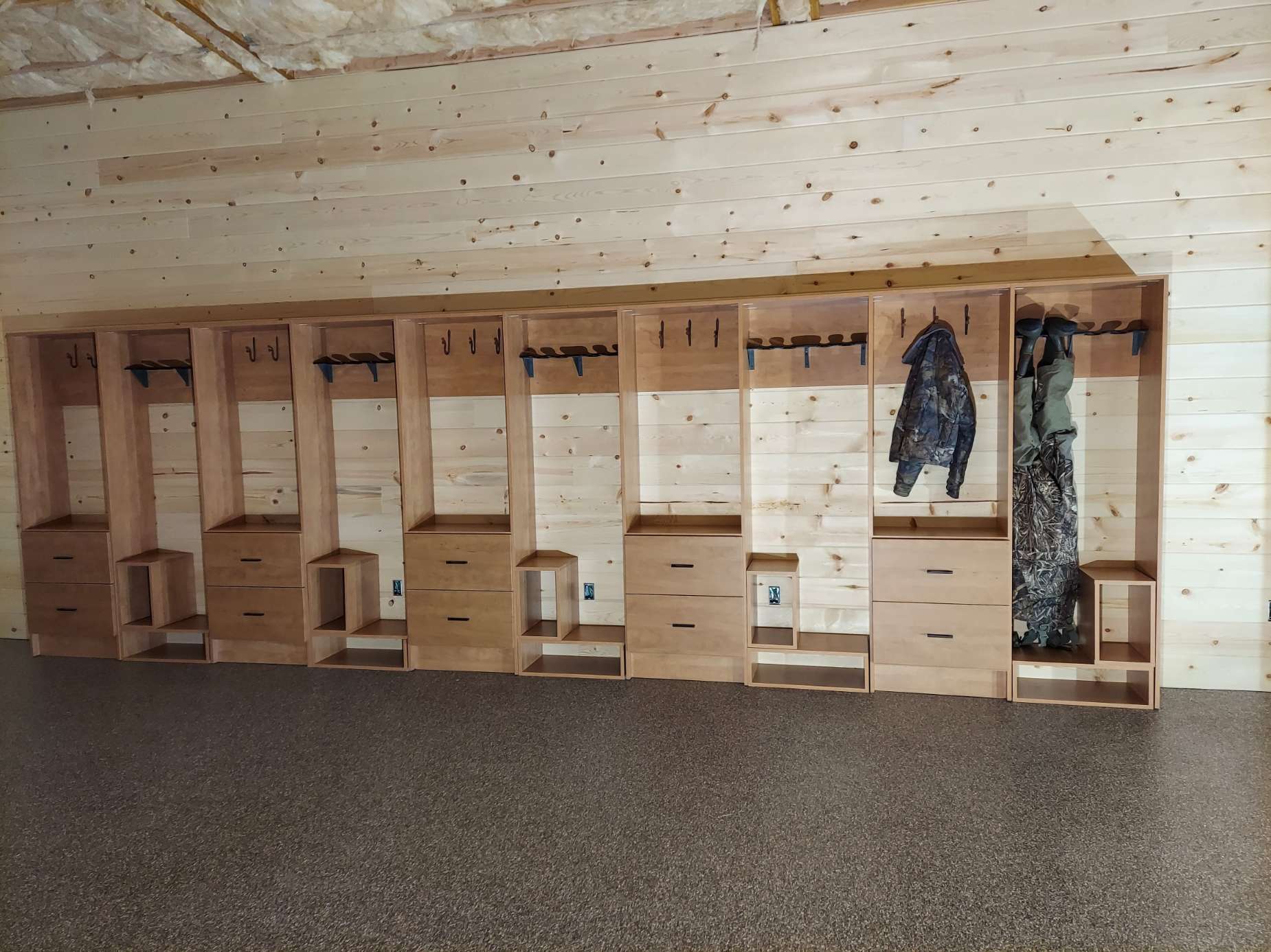 Custom Mudroom System Project