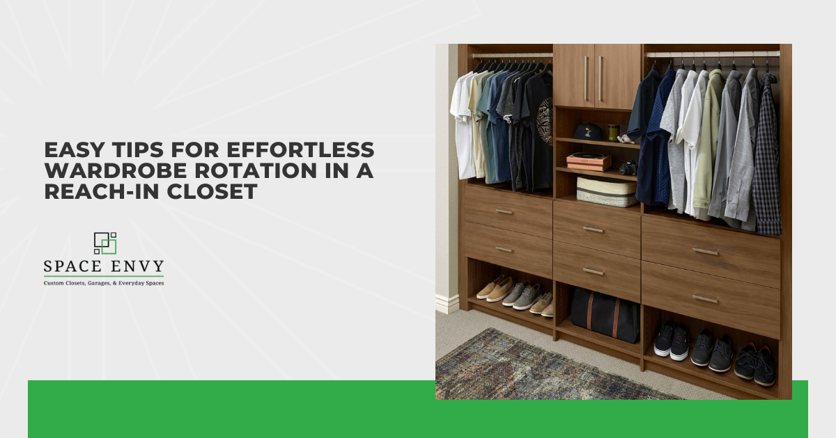 Easy Tips for Effortless Wardrobe Rotation in a Reach-In Closet