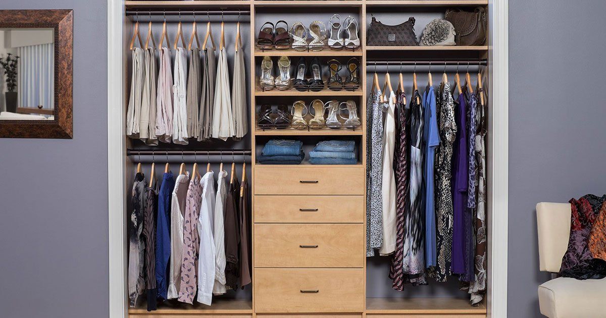 Reach In Small Closet System