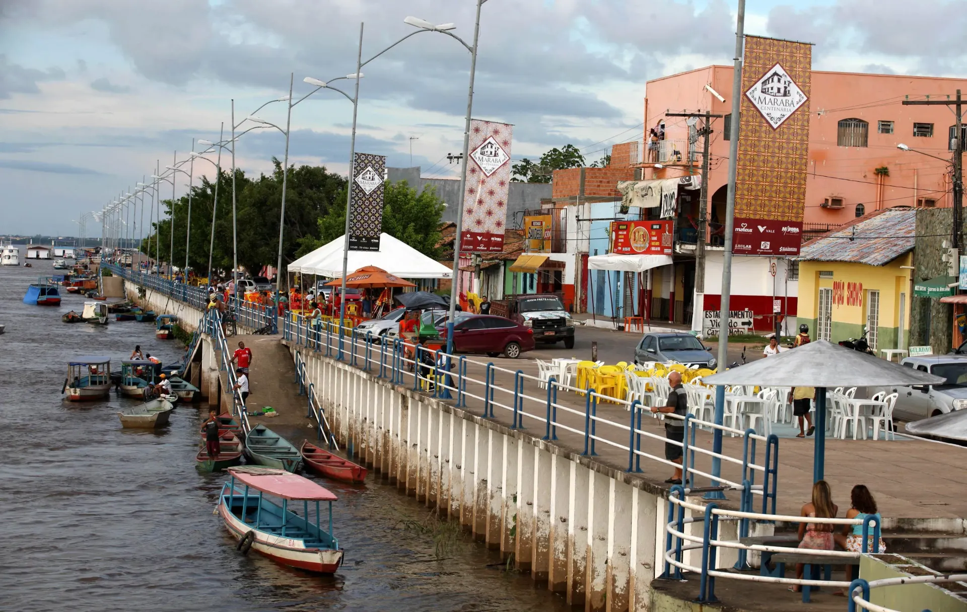 Visão do porto de Marabá (PA) 