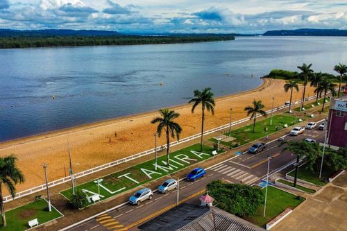 Vista aérea de Santa Inês (MA)