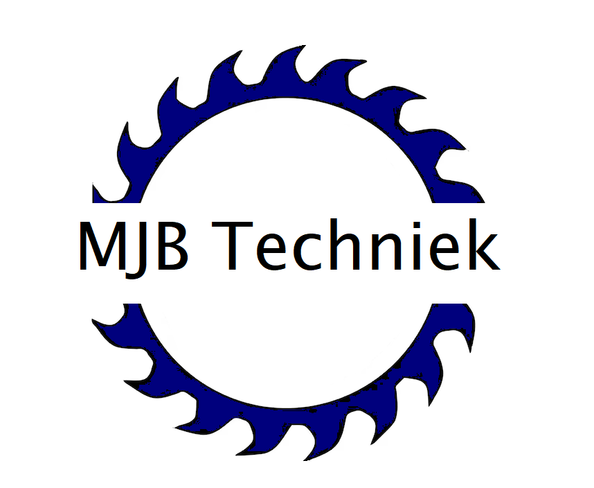 Een blauw-wit logo voor MJB Techniek