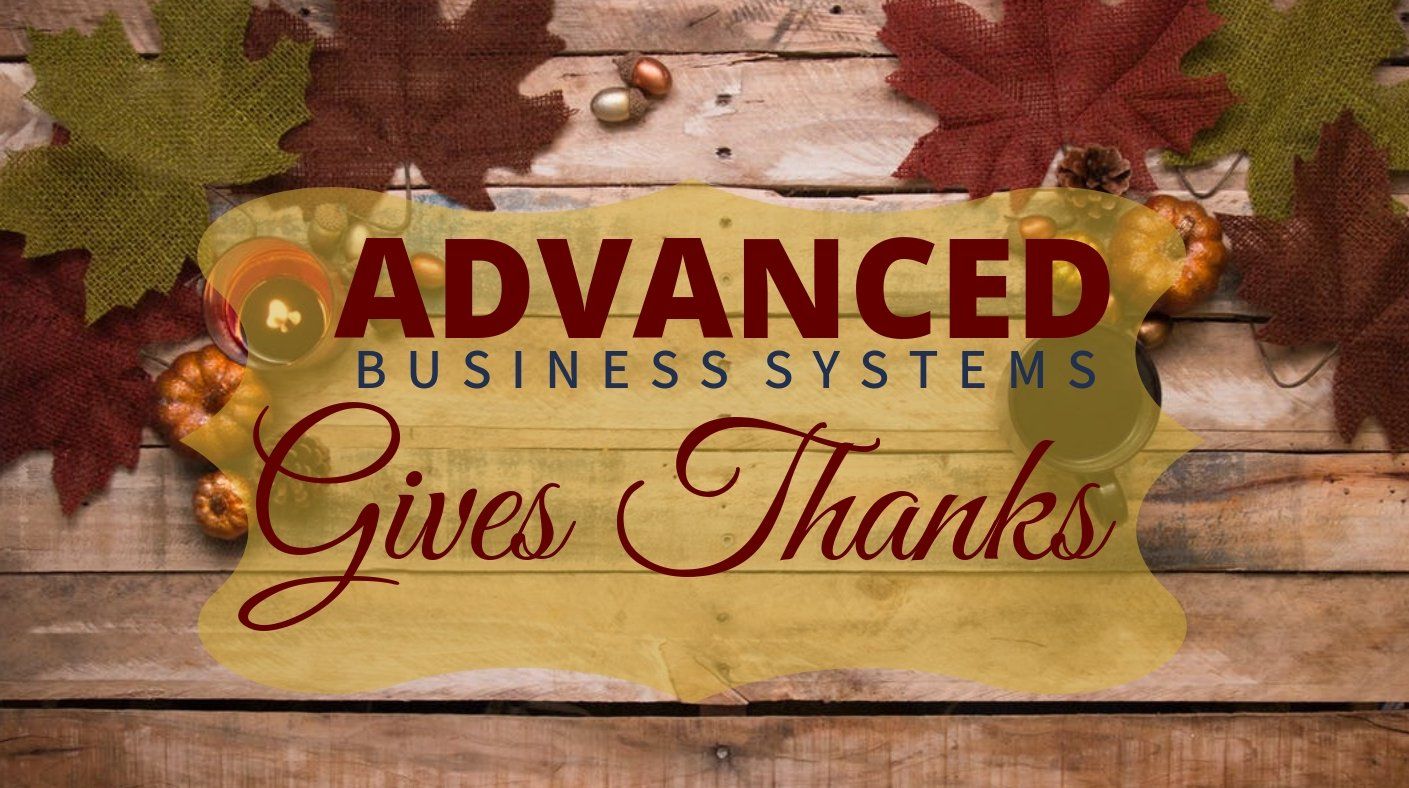 Advanced Business Systems, this is my business logo, thanksgiving, autumn, fall