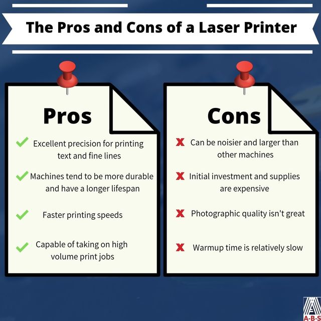 Udholdenhed Underskrift Samme Inkjet vs. Laser Printers