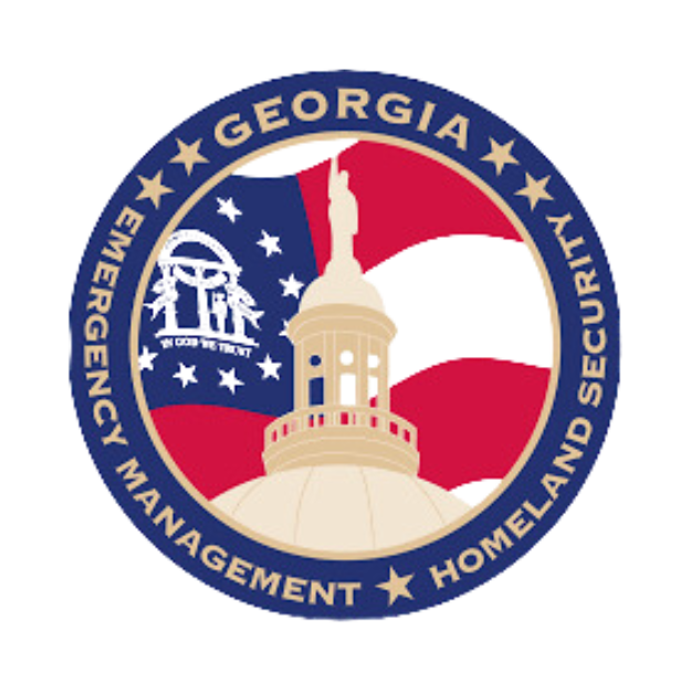 The logo for georgia emergency management homeland security