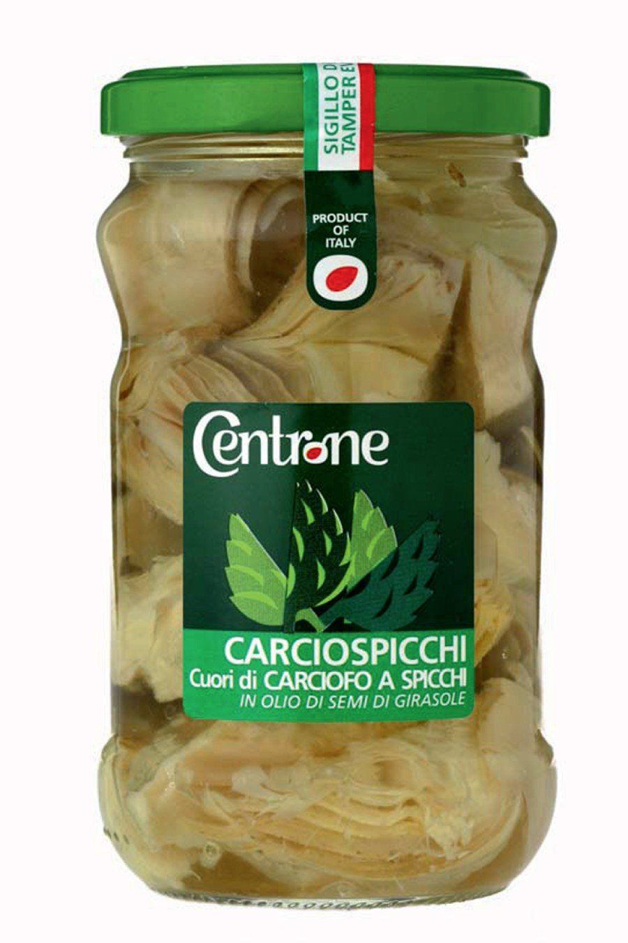 Carciospicchi cuori di carciofo a spicchi in olio di semi di girasole 314-580-720