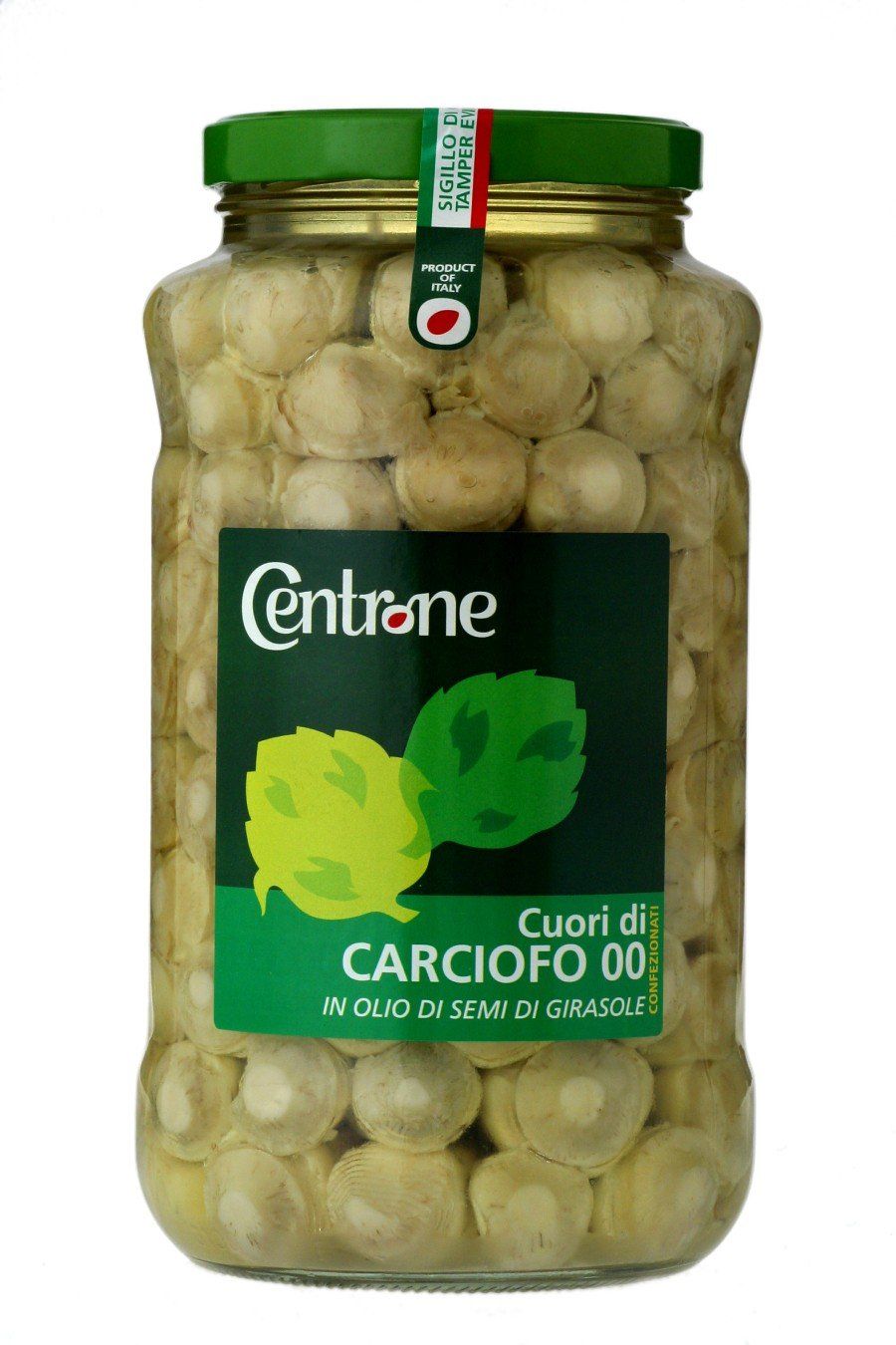 Cuori di carciofo 00 confezionati in olio di semi di girasole