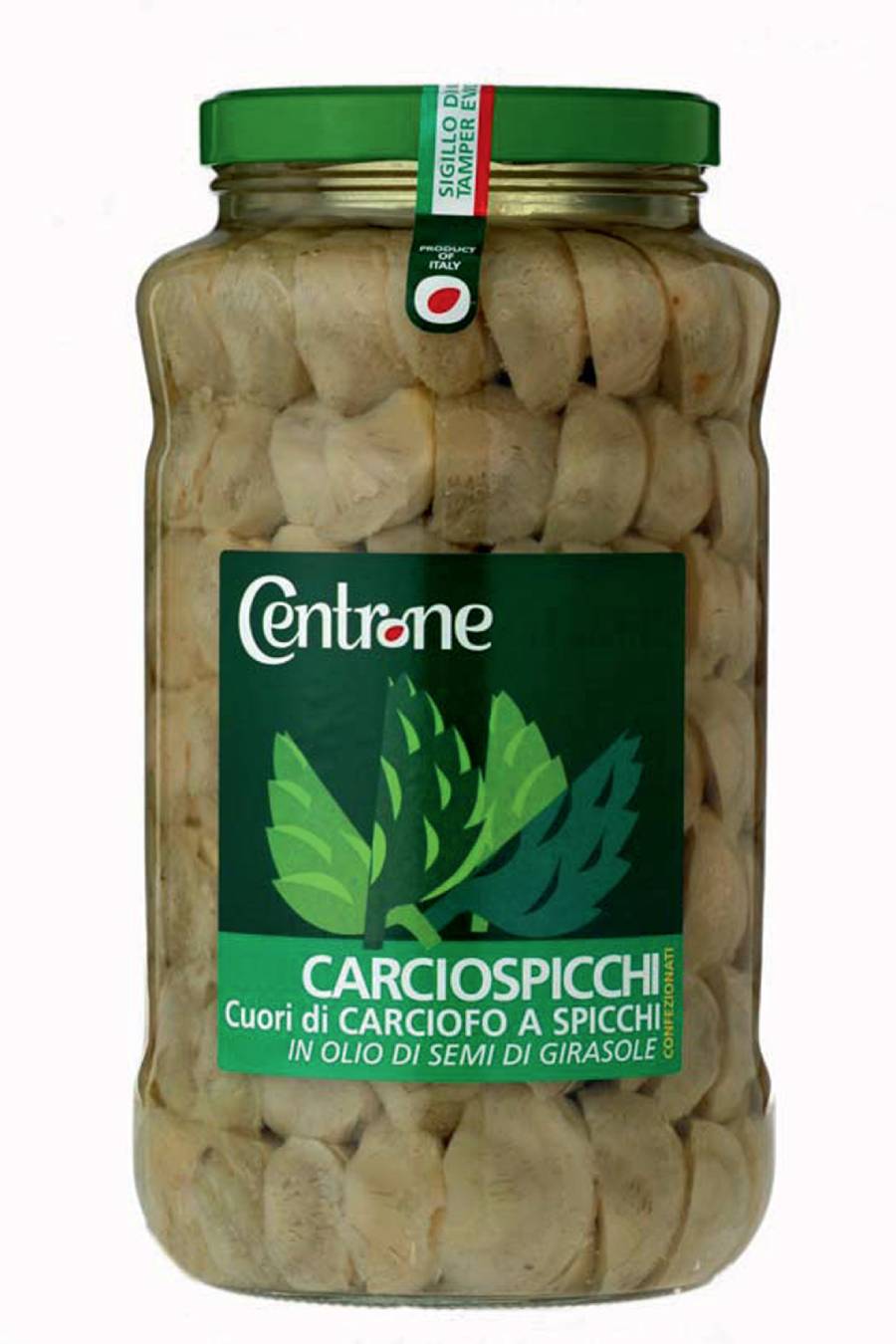 Carciospicchi cuori di carciofo a spicchi confezionati in olio di semi di girasole