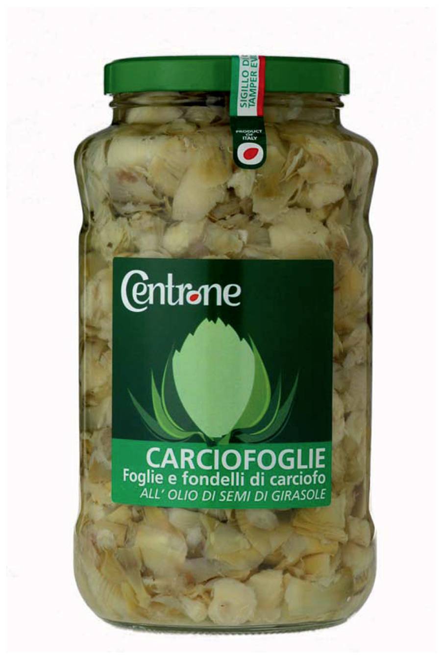 Carciofoglie fogli e fondelli di carciofo all'olio di semi di girasole