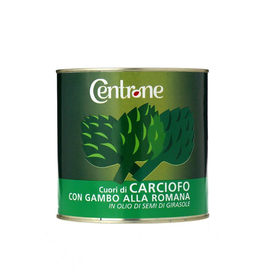 Cuori di carciofo con gambo alla romana al naturale