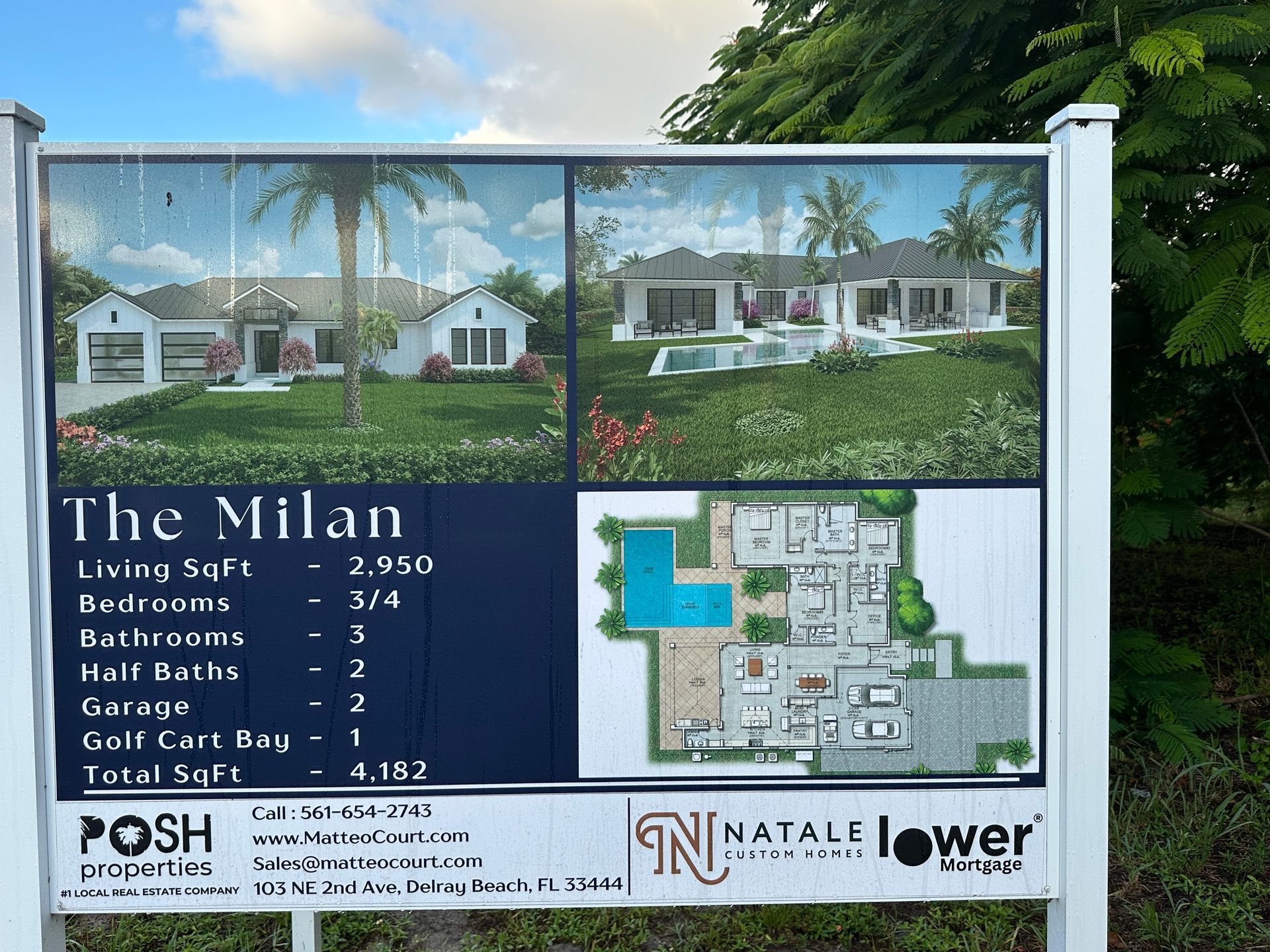Real estate sign for 