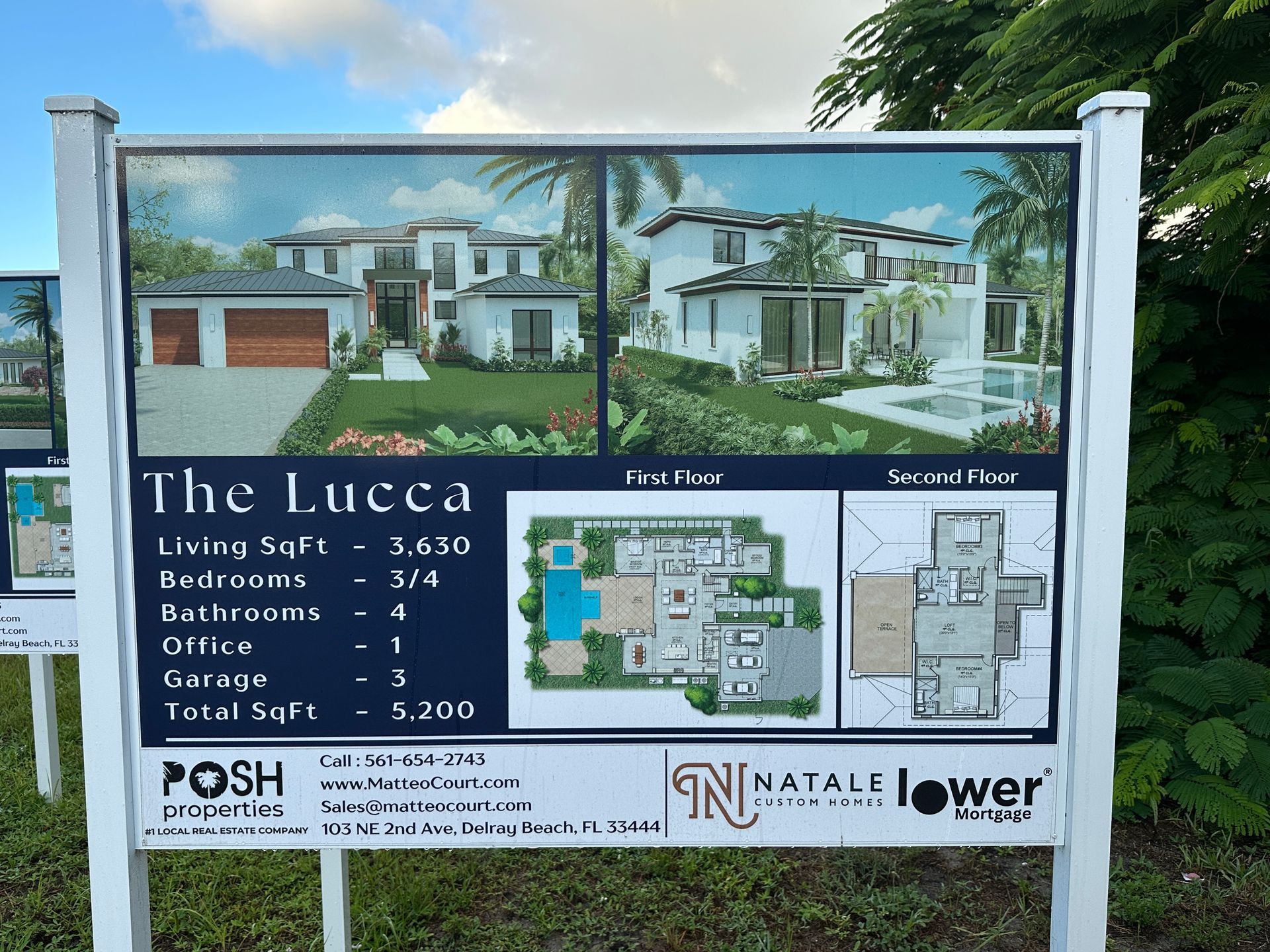 Real estate sign for 