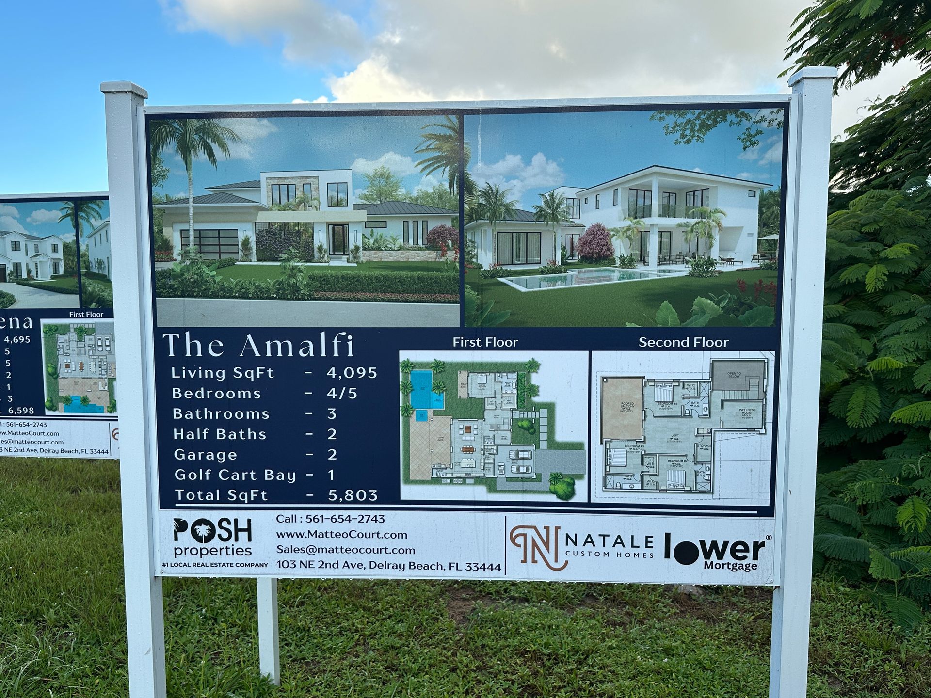 Real estate sign for 