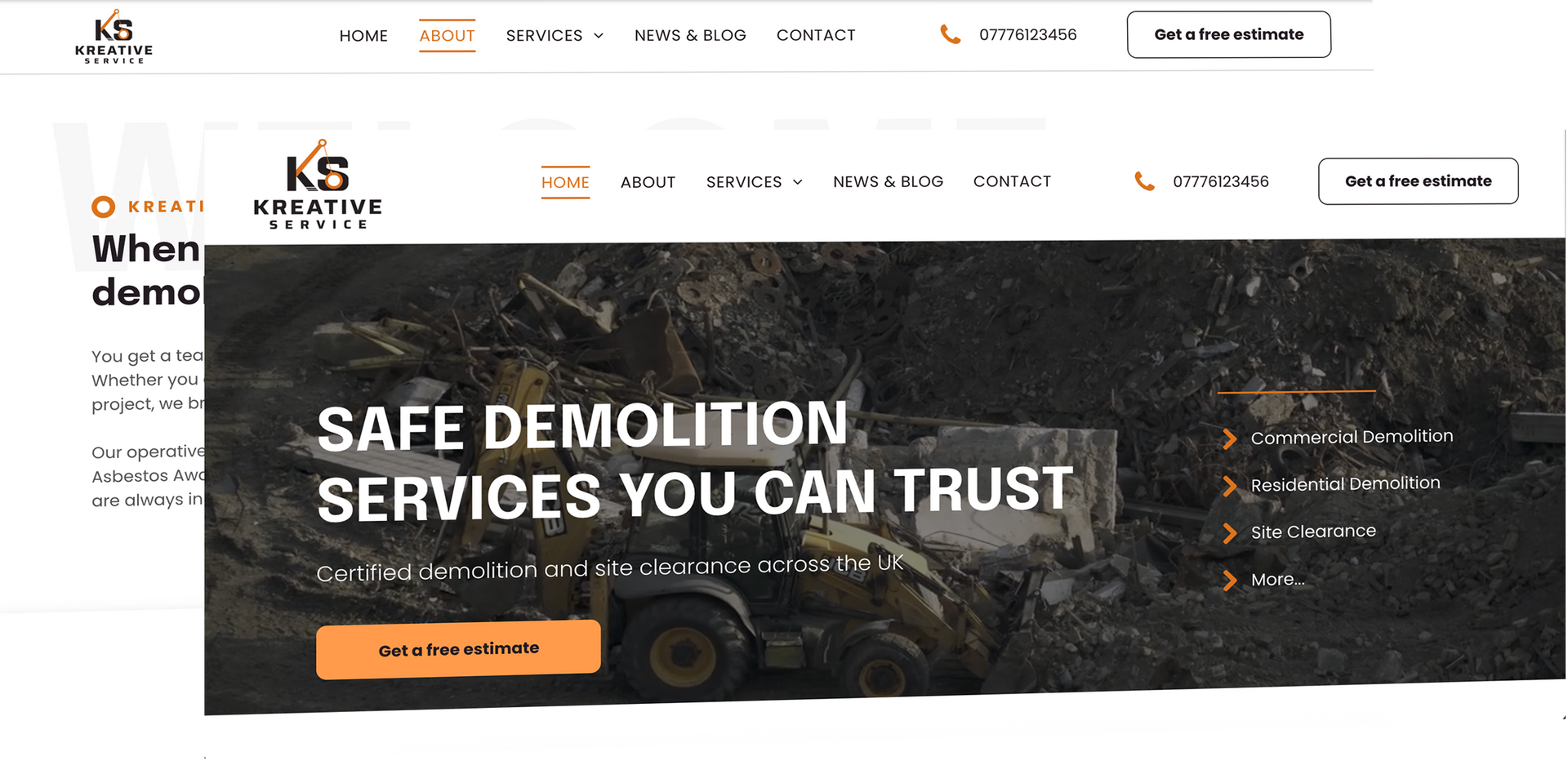 Two web pages, red banner: January flash sales, various restaurant images, The Ivy logo.