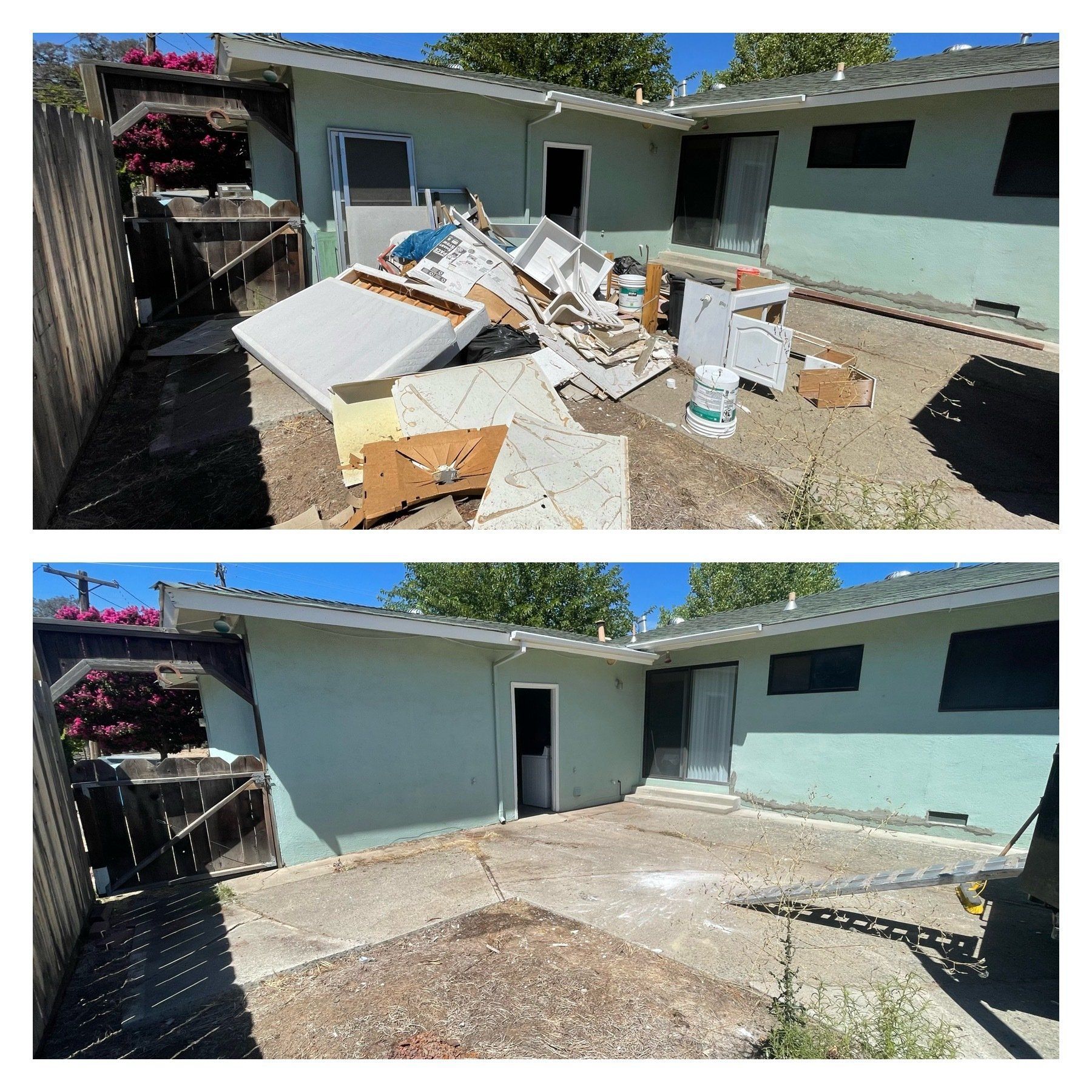 construction debris removal, demolition debris removal, best junk removal services, chico, butte county ca, tjs junk removal & trailer rentals