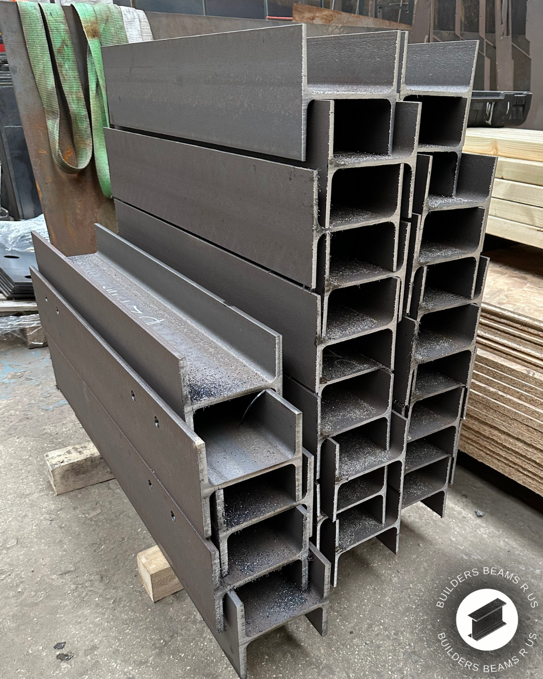 Fabricated steel beams