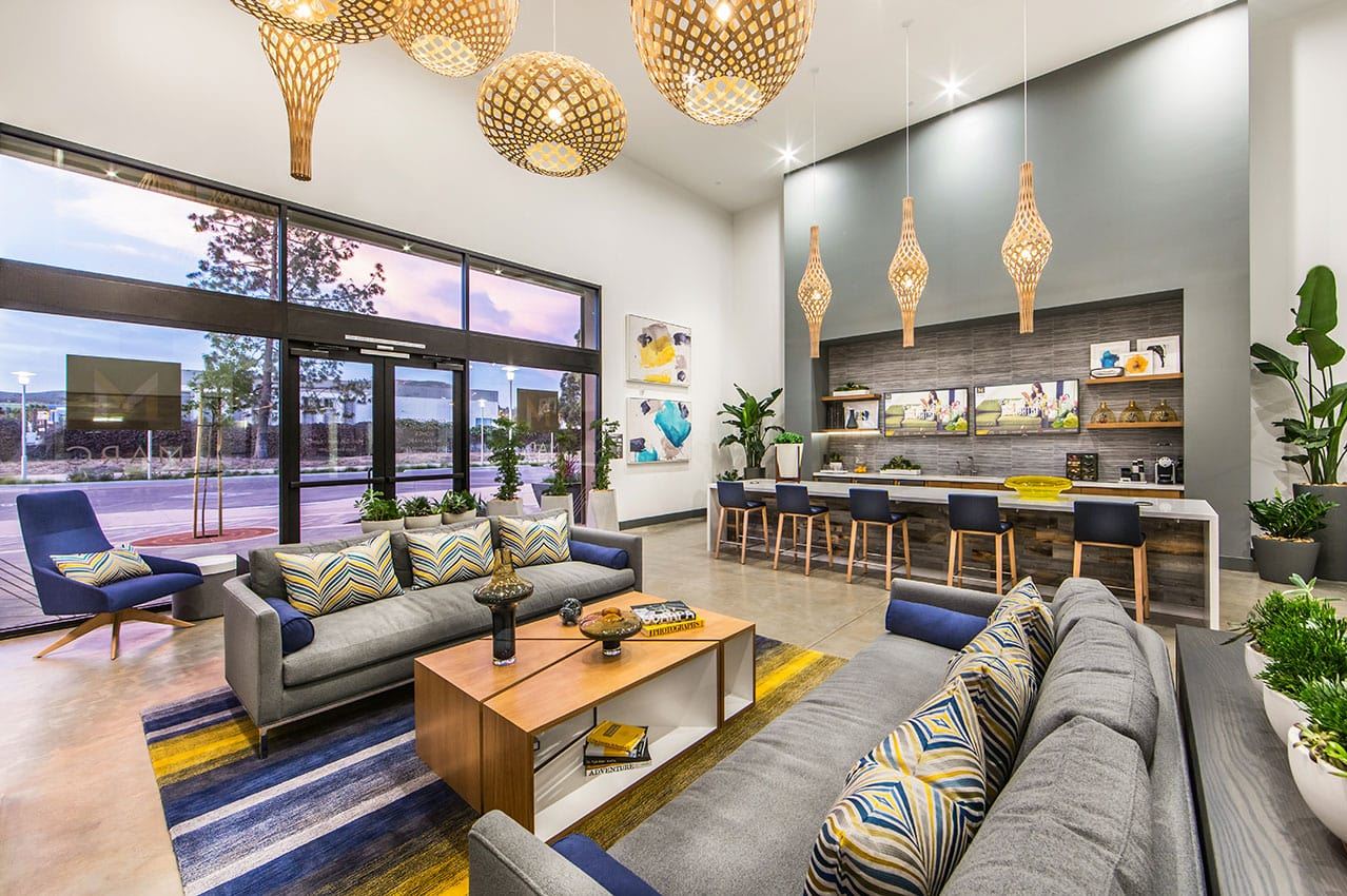 Commercial space interior