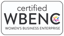 A logo for a certified women 's business enterprise.