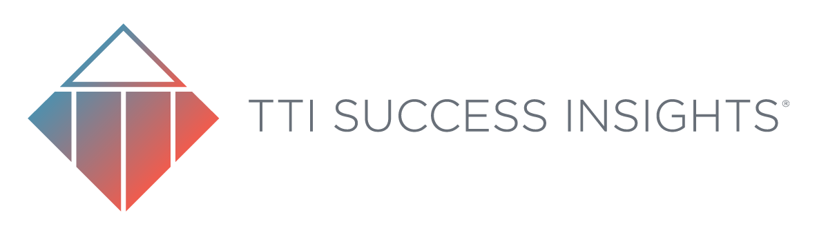 A logo for tti success insights with a triangle and a diamond.