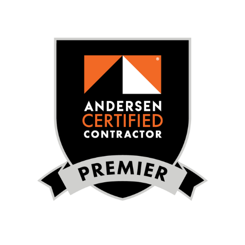 Andersen Windows and Doors Certified Premier Badge Contractor for Badgerland Restoration & Remodeling, Inc roofing & remodeling contractor  in Waupaca WI