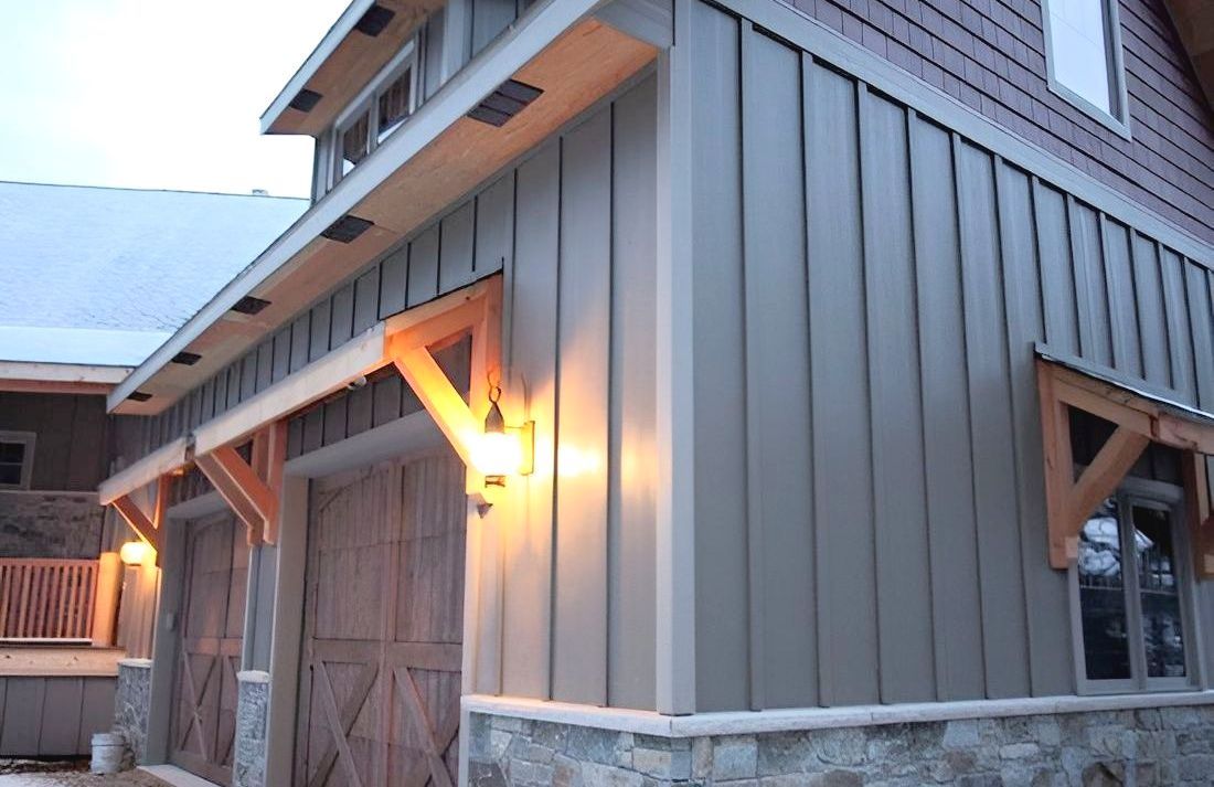 Board and batten vertical siding Badgerland Restoration & Remodeling